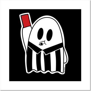 Referee Red Card Ghost Posters and Art